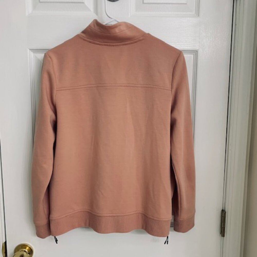 Chico's medium zip up jacket with mesh zippered sides - Picture 8 of 11